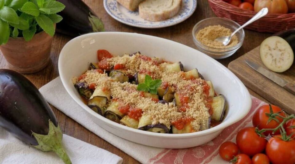 Involtini di melanzana alla siciliana la ricetta originale