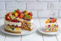 Torta fredda allo yogurt greco e frutta