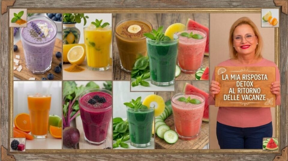 La mia risposta detox al ritorno delle vacanze