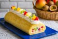 Rotolo soffice tropicale alla crema Chantilly