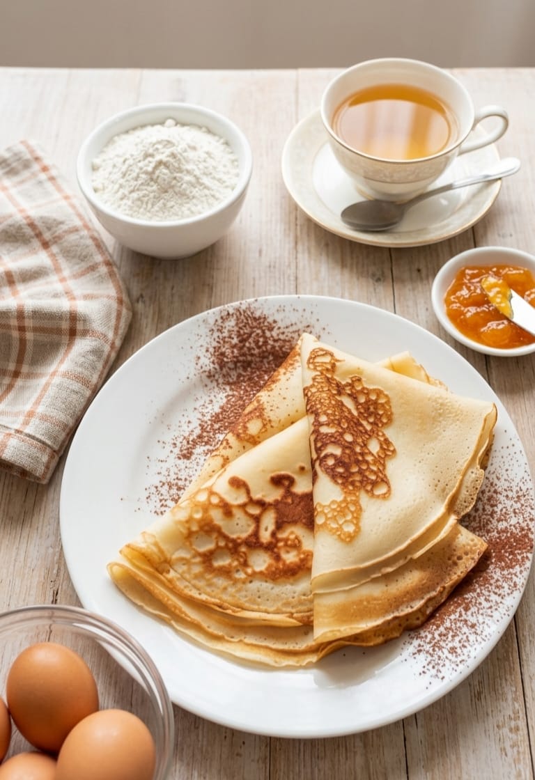 Crepe con farina di mandorle chetogeniche e gluten free