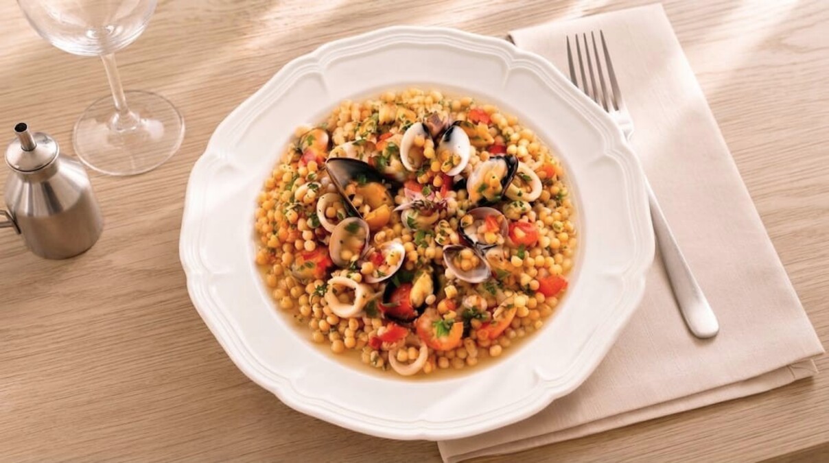 Fregola sarda ai frutti di mare