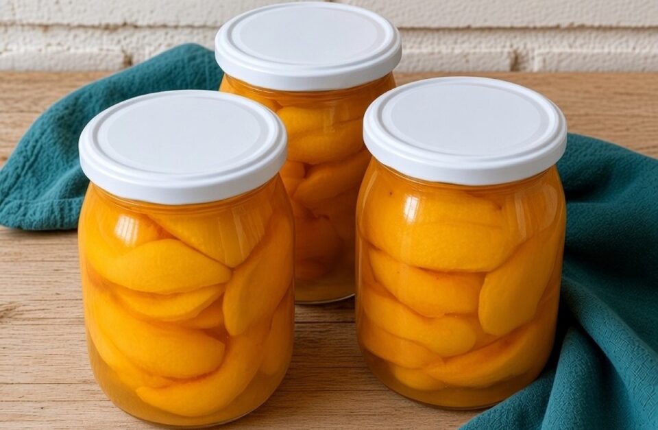 Come fare le pesche sciroppate fatte in casa