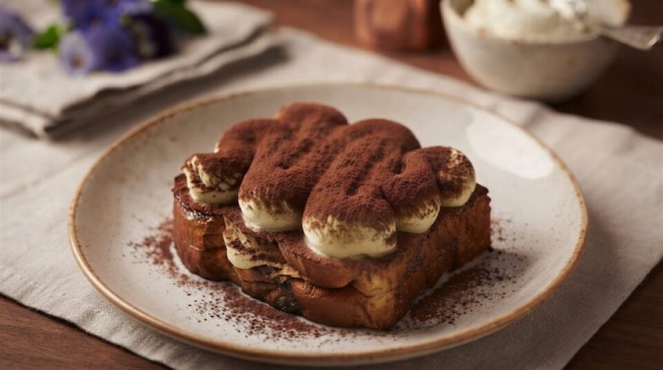 Toast dolce al tiramisù light