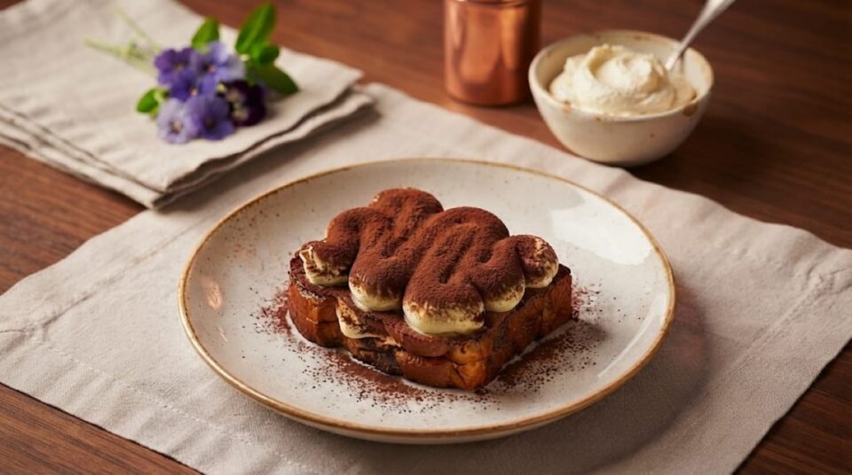 Toast dolce al tiramisù light