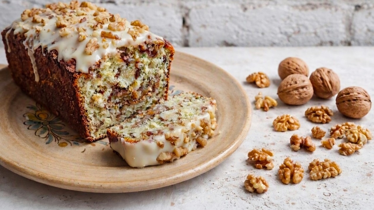 Banana bread noci e cioccolato Bianco