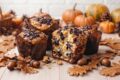 Muffin di zucca con cioccolato e rum