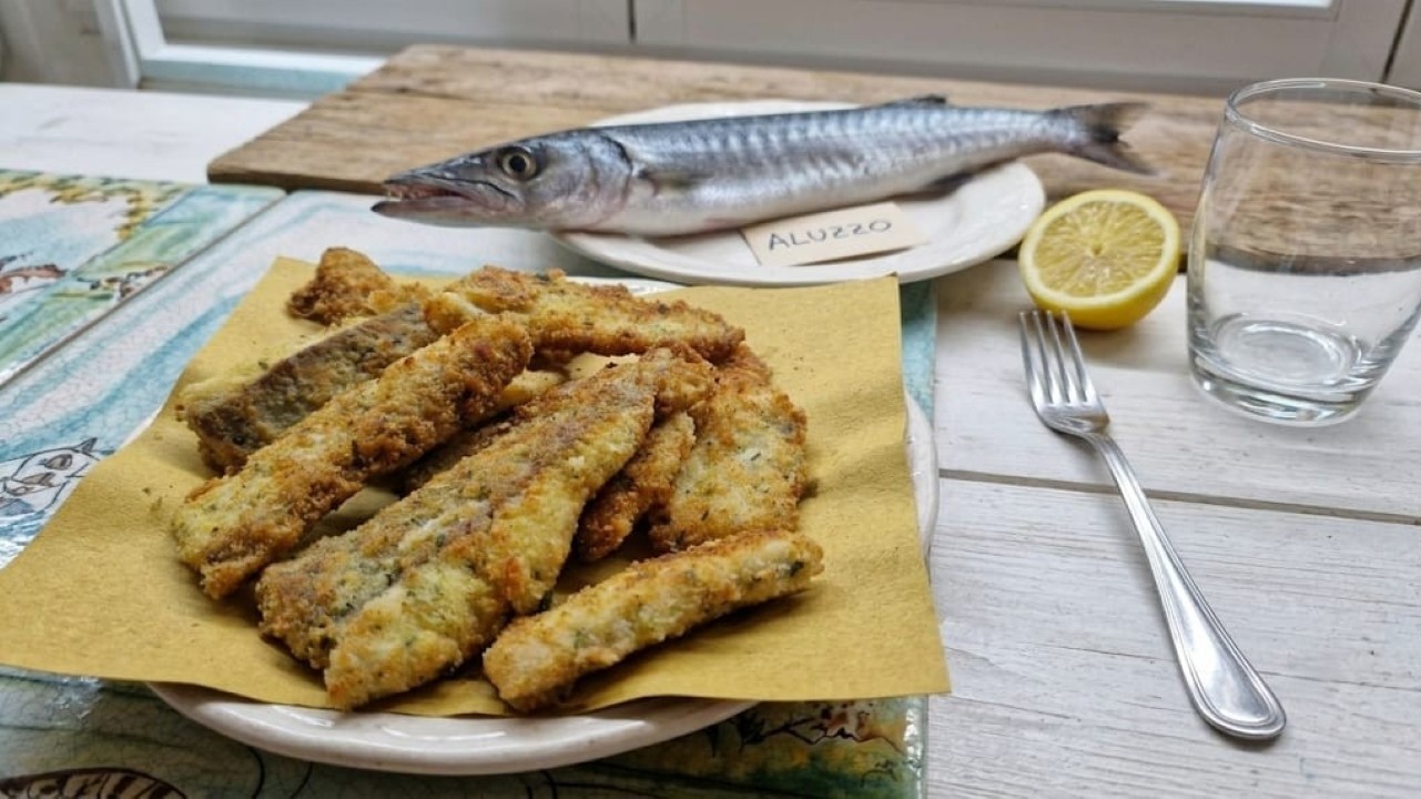 Cotolette di luccio di mare o barracuda