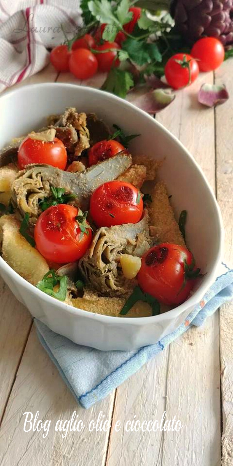 carciofi patate