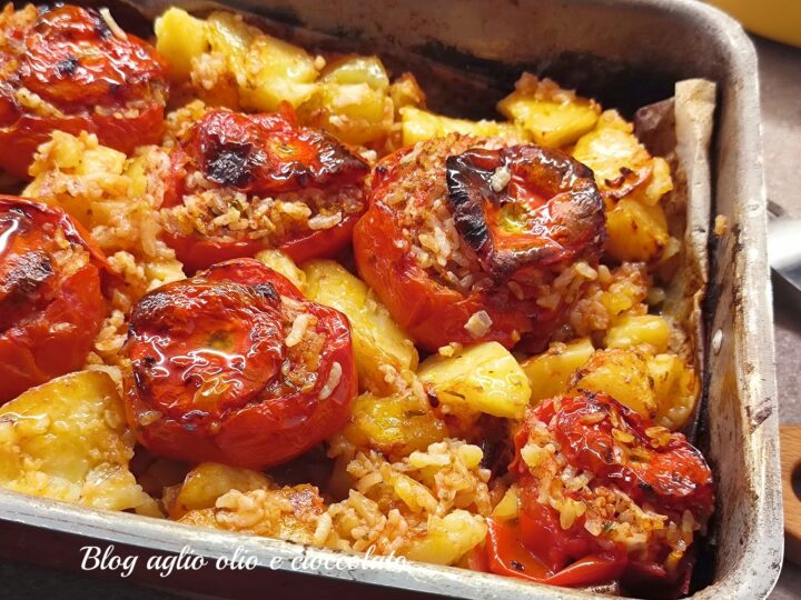 pom odori con il riso alla romana della nonna