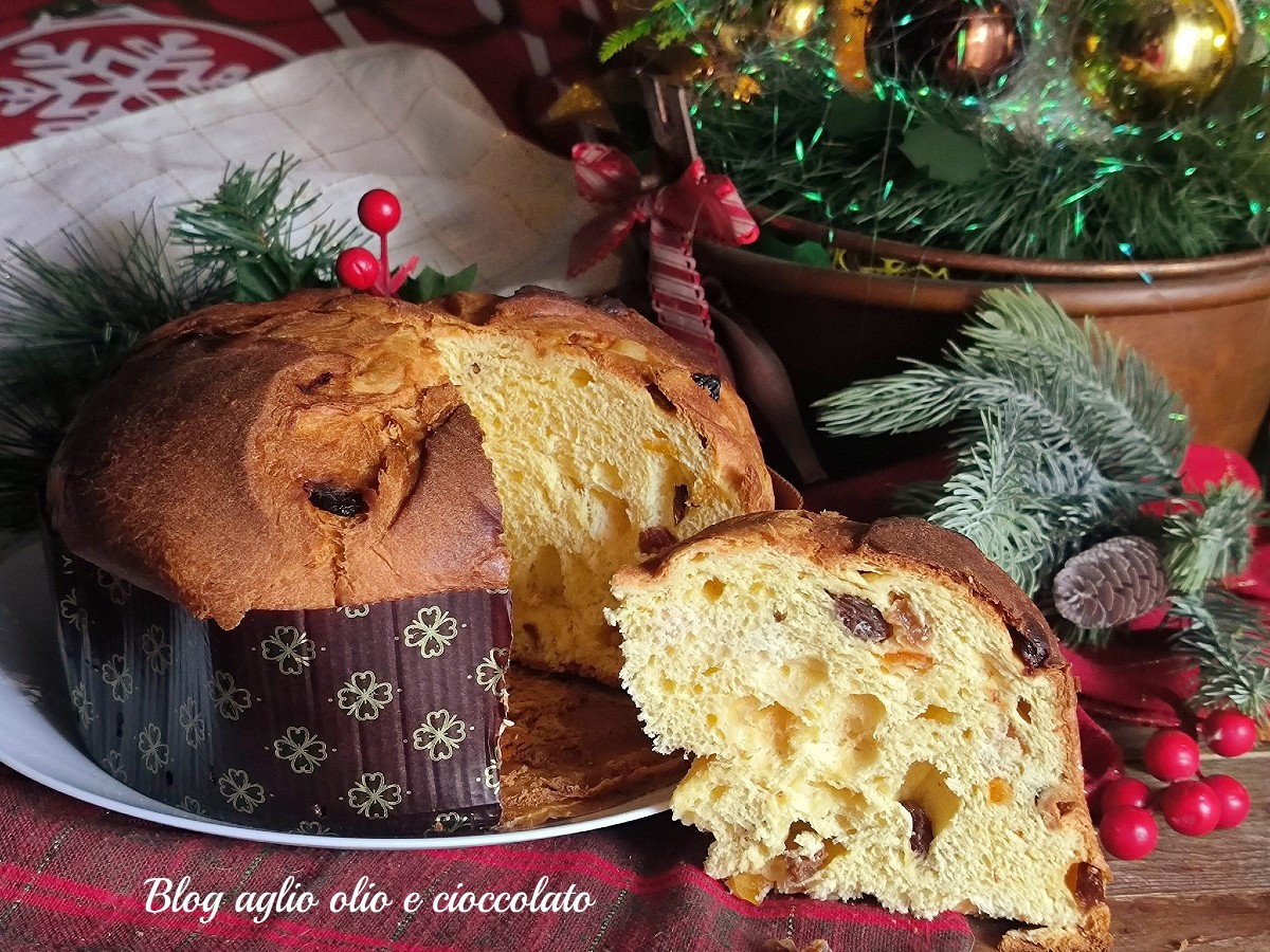 Panettone artigianale con lievito madre, fetta alta e soffice, metodo Sorelle Simili