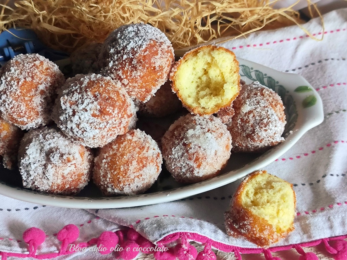 castagnole morbidissime di Carnevale