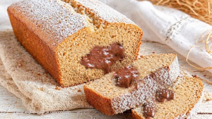 Fetta con ripieno cremoso al cioccolato