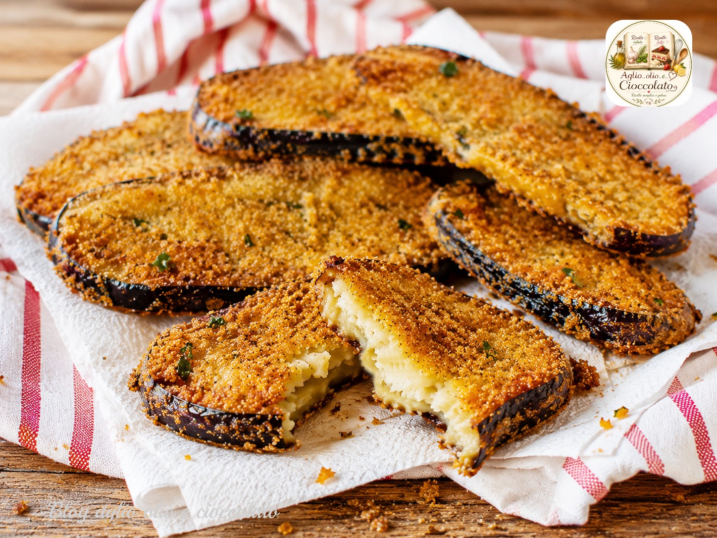 Cotolette di melanzane croccanti con panatura speciale dorata e croccante