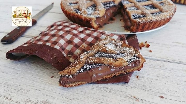 fetta crostata con nutella