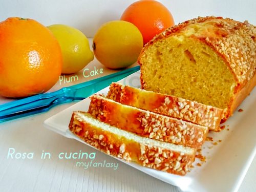 PLUM CAKE dolce all’arancia e limone