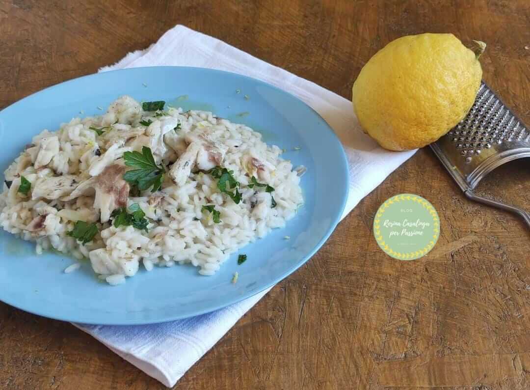 Risotto all'orata e limone