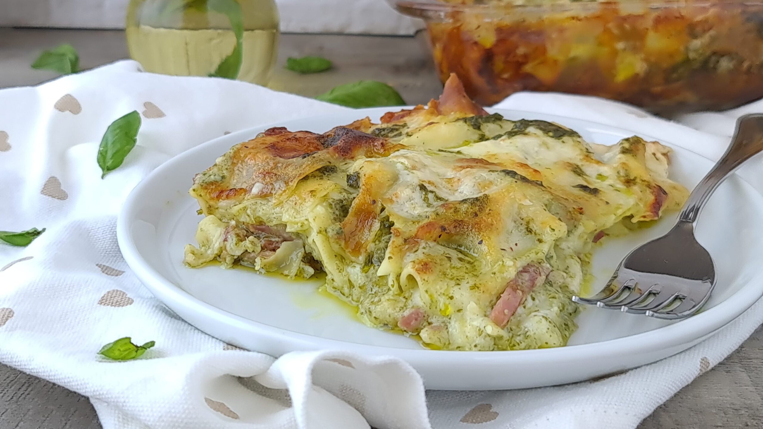 Lasagna al pesto e speck Rosly a passion for pastry