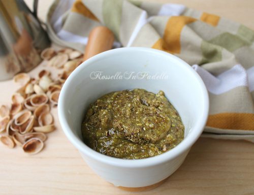 PESTO DI PISTACCHI fatto in casa