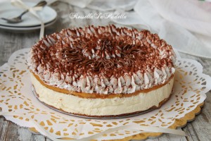 Torta tiramisu' fredda con uova pastorizzate