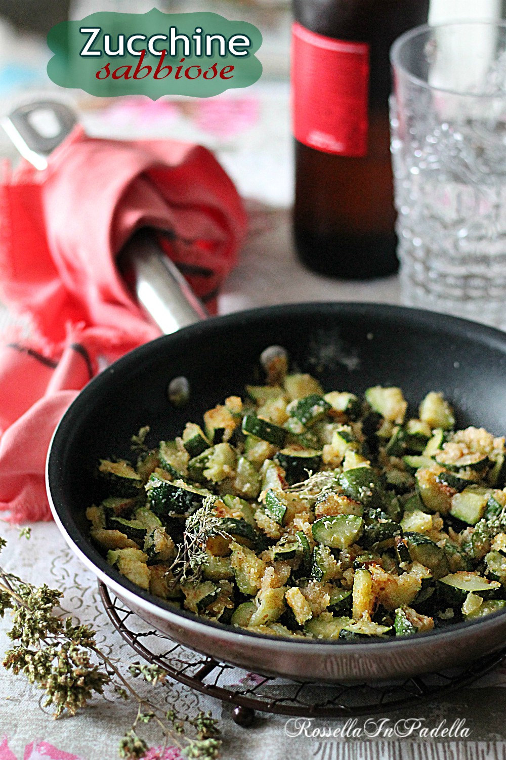 Zucchine sabbiose in padella