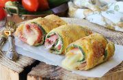 Bombette di zucchine arrotolateUFFICIALE RICETTA ANTIPASTO con le ZUCCHINE