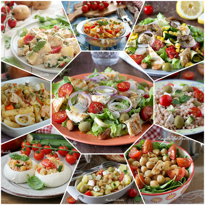 INSALATE per FERRAGOSTO 10 ricette IMPERDIBILI 