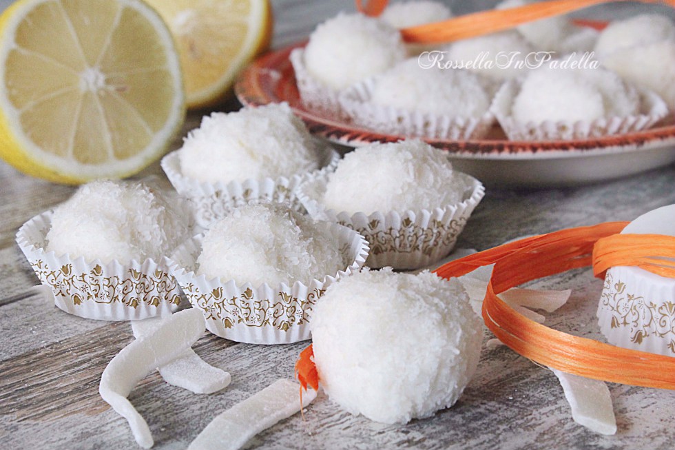 Ricetta TARTUFI AL COCCO E LIMONE ricetta facile e veloce