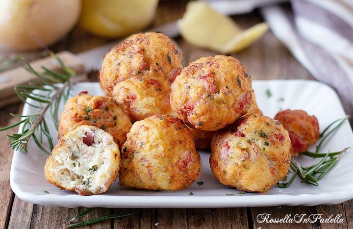 FRITTELLE DI PATATE E SPECK