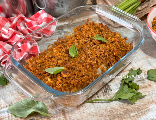 Filetti di merluzzo gratinati al forno