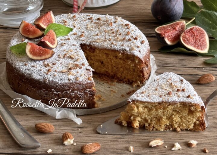 Torta ai fichi e mandorle: soffice, profumata e facile da preparare