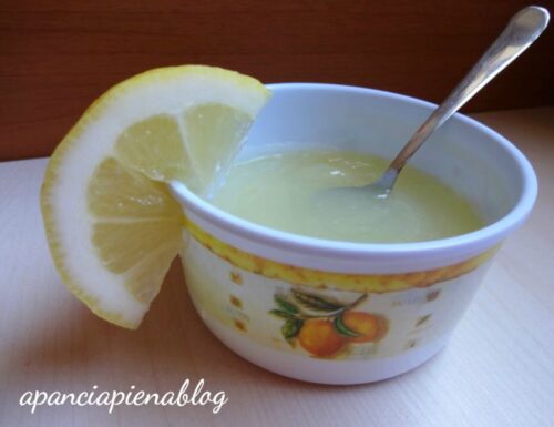 Crema al limone (ricetta tradizionale e bimby)