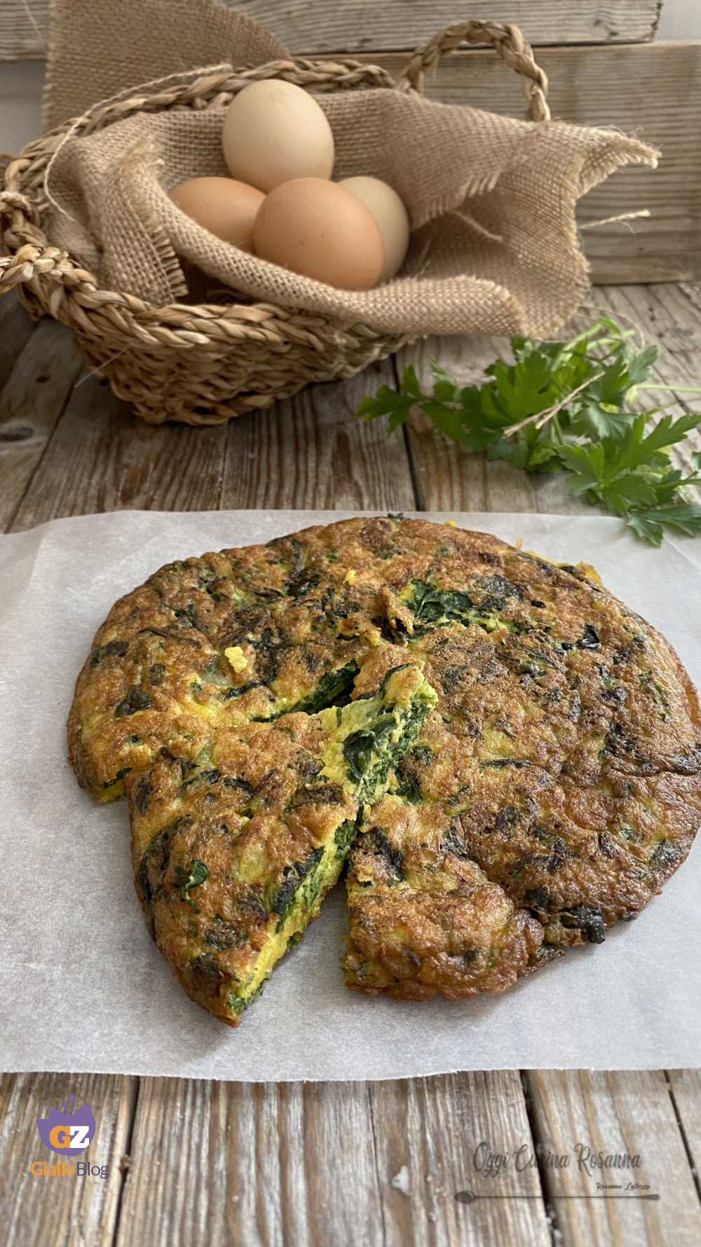 frittata di spinaci