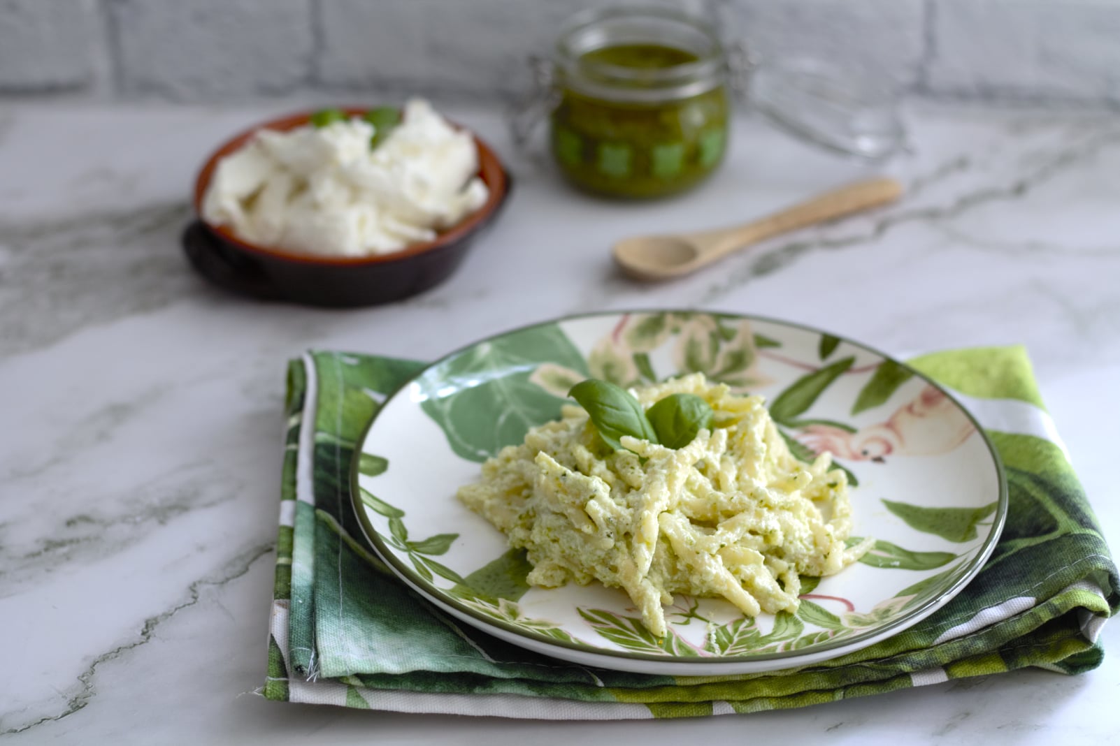 Pasta ricotta e pesto Life & blog