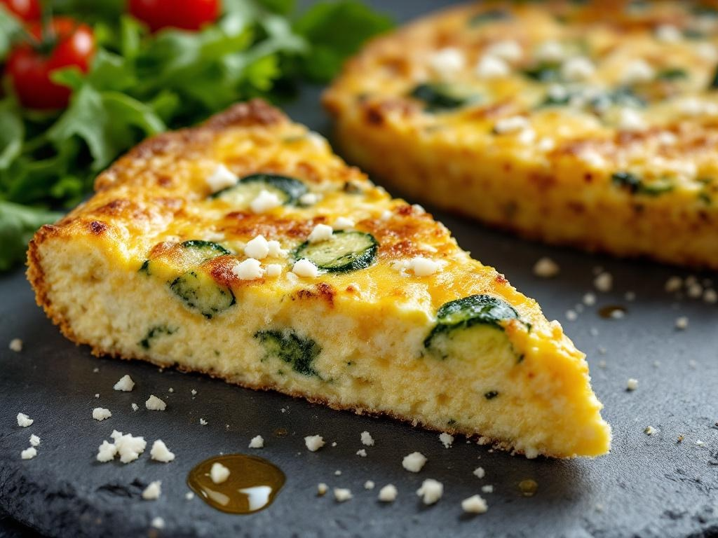 Frittata al forno e in friggitrice ad aria con zucchine e ricotta ...