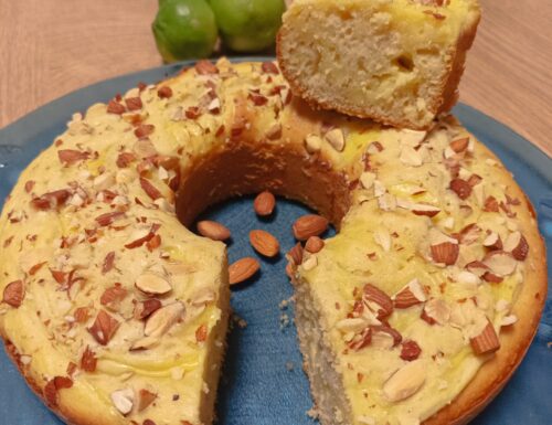 Ciambella morbida con crema al limone