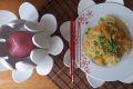 Noodles con gamberetti e verdure - Spaghetti cinesi