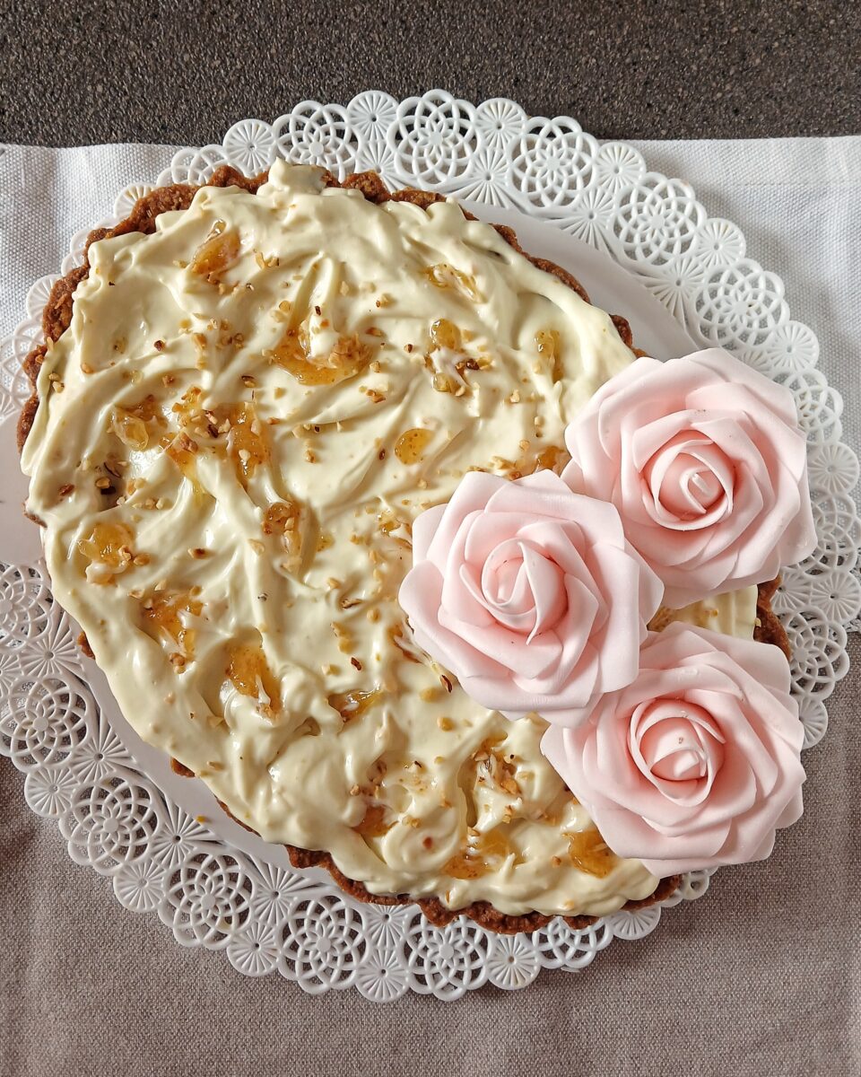 Crostata arancia e fichi