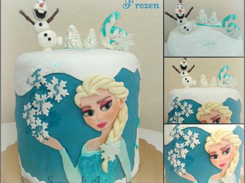 Torta Frozen in pdz, Auguri Ester!!