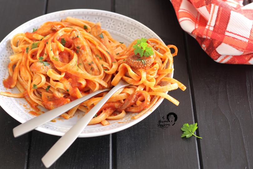 PASTA CON SUGO DI SEPPIE ALLA SICILIANA