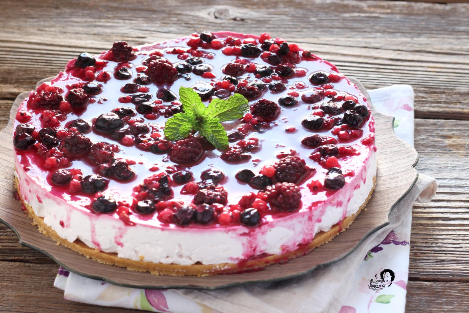 Cheesecake Ai Frutti Di Bosco Surgelati - Sapore Di Arianna