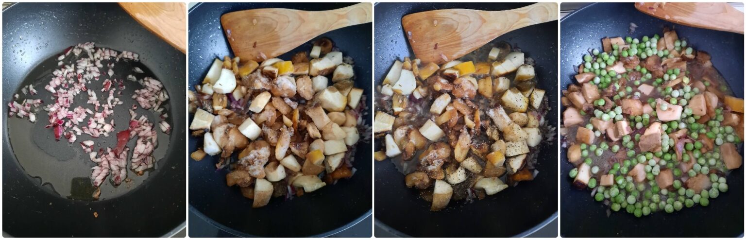 Pasta alla Boscaiola con funghi surgelati - Sapore di Arianna