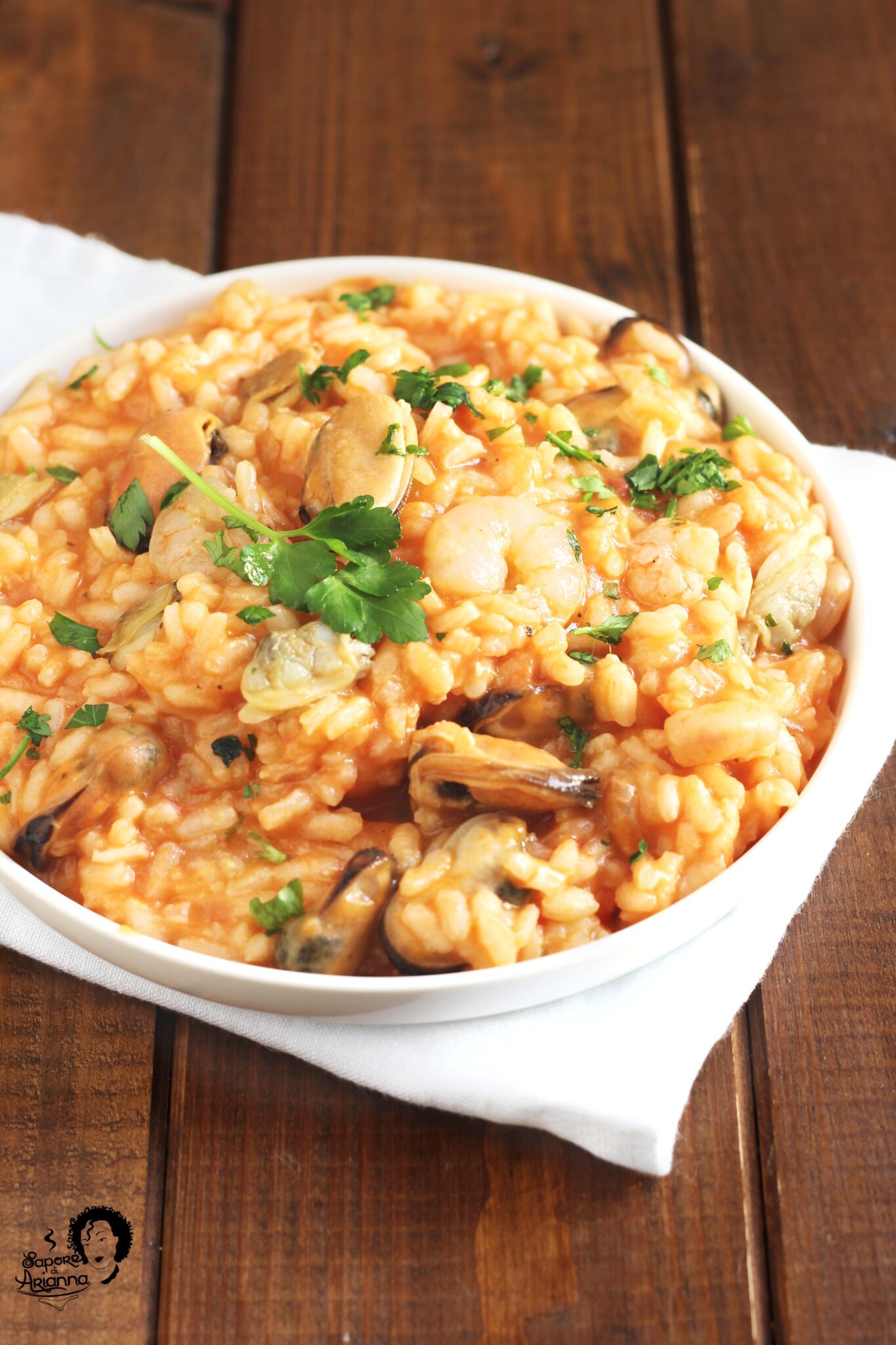 Risotto ai frutti di mare surgelati cremoso Sapore di Arianna