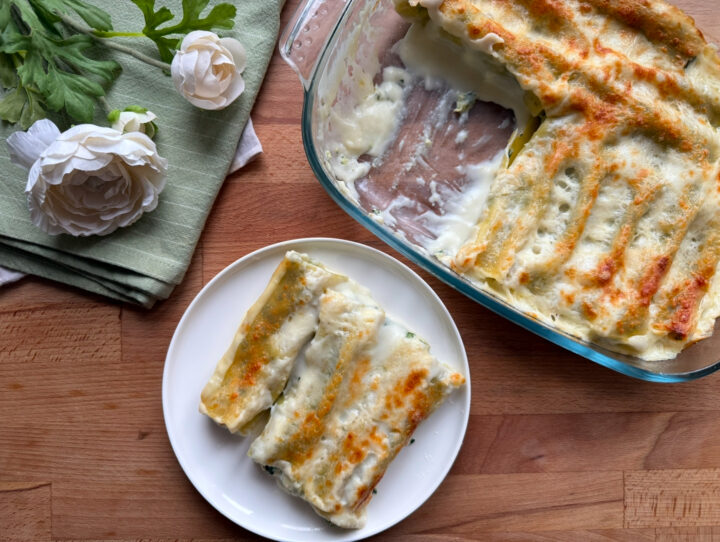 cannelloni secchi ricotta e spinaci