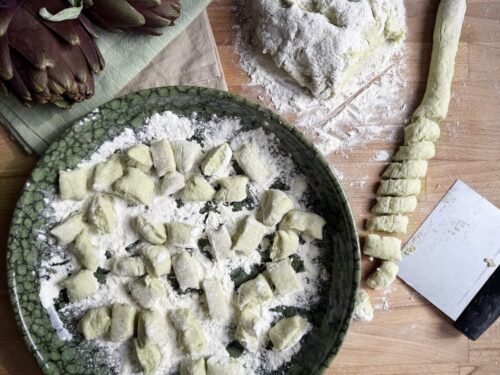 Gnocchi di carciofi surgelati