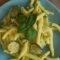 Pasta zucchine, ricotta e zafferano