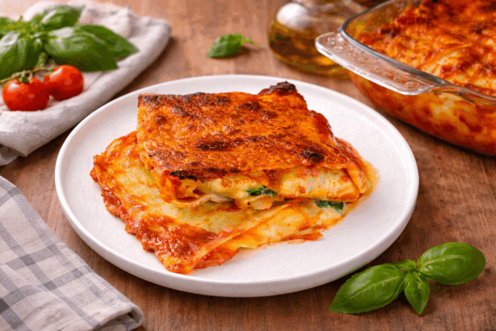 fagottini di lasagna con spinaci e ricotta