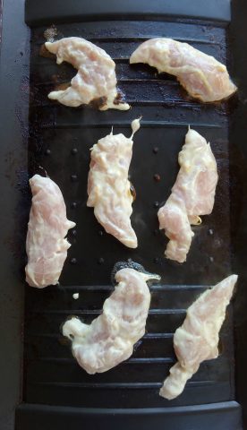 preparazione del pollo alla piastra 4