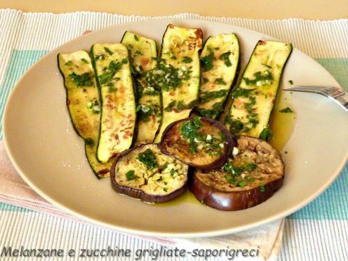 Melanzane e zucchine grigliate