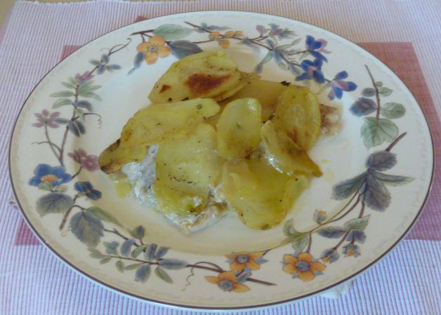 Merluzzo in crosta di patate